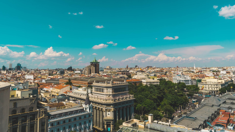 Vista panorámica de un barrio de Madrid. / Pixabay