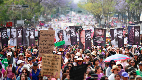 El 8M en México. REUTERS/Henry Romero