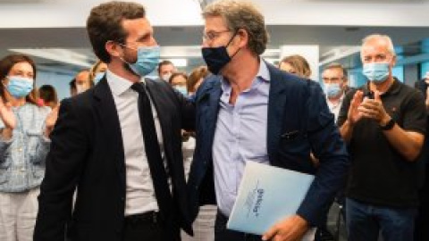 Casado reivindica su PP frente a Feijóo: "Nadie nos tiene que llevar a la moderación"