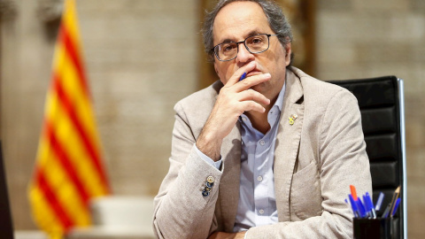 El presidente de la Generalitat, Quim Torra.- EFE/ Quique García