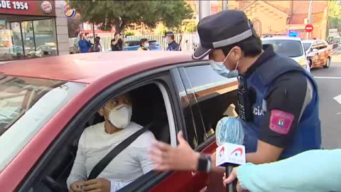 Así son los controles en las zonas confinadas de Madrid