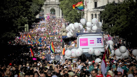 Imagen de archivo de una manifestación del Orgullo Gay en Madrid. EFE/Archivo