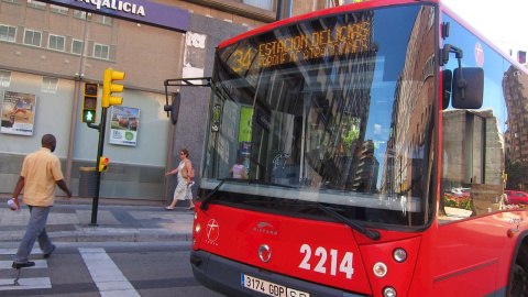 Autobus urbano de Zaragoza. E.P.