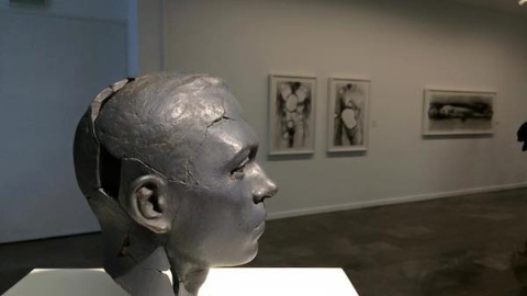 Busto de Miguel Hernández en su Museo de Quesada.