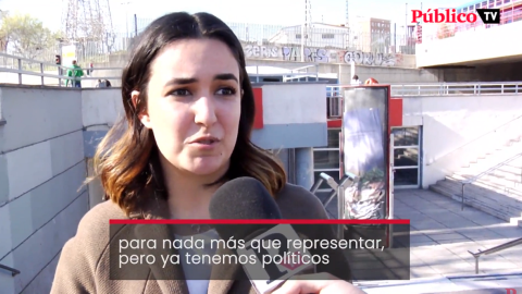 Una ciudadana responde sobre la figura del rey.