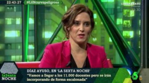 "En solo 3 minutos, 4 mentiras": enredos, falsedades y algún que otro dislate de Ayuso en 'La Sexta Noche'