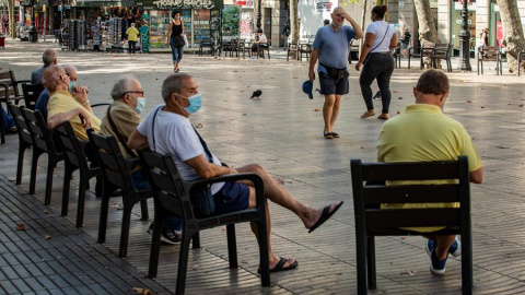 Vista de las Ramblas de Barcelona. | EFE. Enric Fontcuberta/Archivo