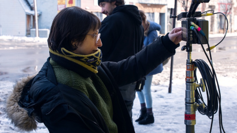 La directora, en el rodaje de la película.- UNIVERSAL