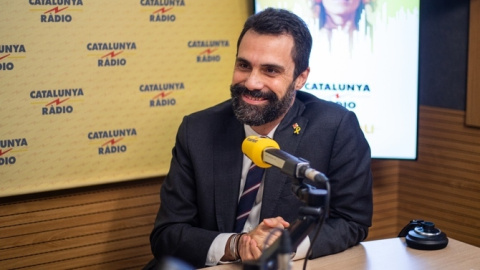 Roger Torrent a l'entrevista a Catalunya Ràdio. CCMA