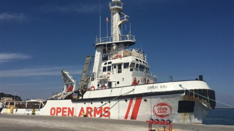 El buque de la ONG Proactiva Open Arms. Europa Press