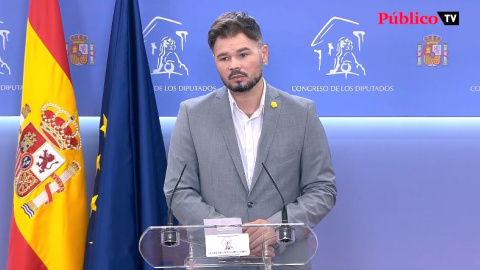 Gabriel Rufián se pronuncia sobre la 'operación Kitchen': "Da para ilegalizar el partido"