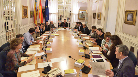 Reunió de la Junta de Síndics de les Corts Valencianes