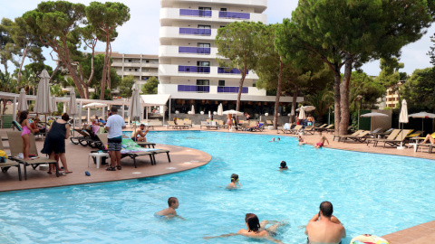 Un hotel de Salou durant el juliol. ROGER SEGURA