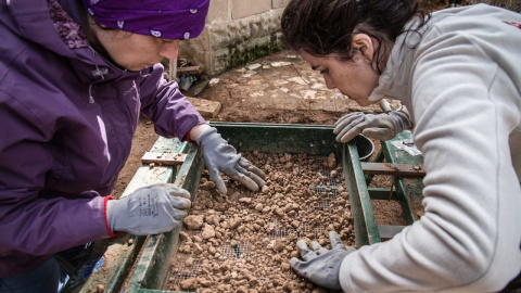 Exhumación de Timoteo Medieta en el cementerio de Guadalajara por orden de la Justicia de Argentina.Óscar Rodríguez, miembro de la ARMH