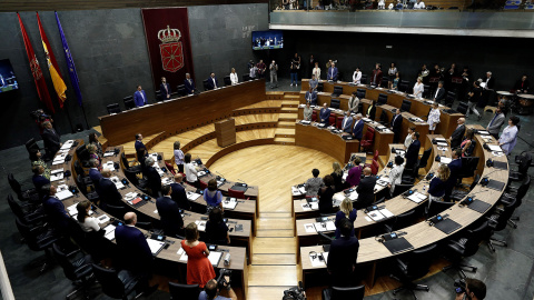 Sesión constitutiva del Parlamento de Navarra. EFE/ Jesús Diges