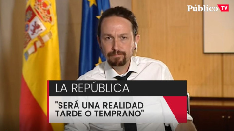 Pablo Iglesias: "Tarde o temprano los jóvenes impulsarán una república en España"