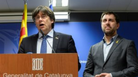 Puigdemont y Comín recogen su acreditación provisional de eurodiputados tras el fallo del tribunal de la UE