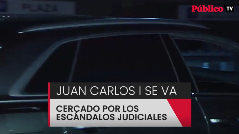 Juan Carlos I abandona EspaÃ±a