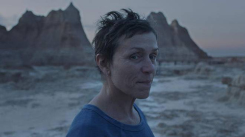 Frances McDormand en la película 'Nomadland'.- EFE