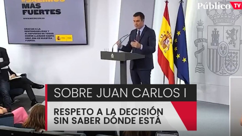 Pedro Sánchez: "Se juzga a las personas, no se juzga a las instituciones"