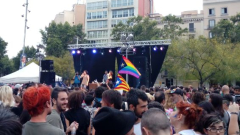 Manifestació alternativa a la convocatòria del Pride