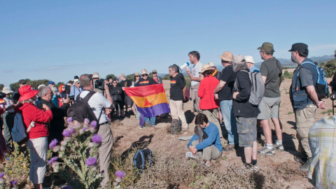 Un momento de la marcha organizada por Brunete en la Memoria el pasado sábado. | (Brunete en la Memoria)