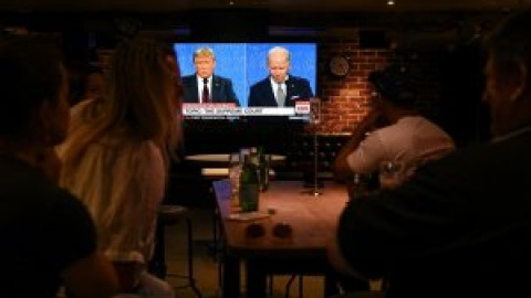 El primer debate entre Biden y Trump se salda con bronca, ruido y ataques personales