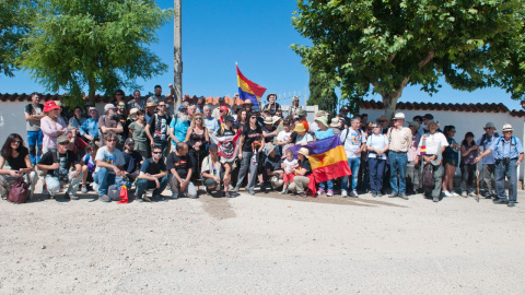 El pasado sábado 1 de julio Brunete en la Memoria organizó una Marcha para conmemorar el 80º aniversario de la batalla. | BRUNETE EN LA MEMORIA