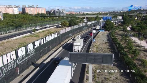 Tráfico lento en la A-4. / DGT