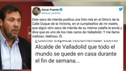 El alcalde de Valladolid estalla ante la enésima manipulación de la derecha: "Al saco de mierda, se le llama saco de mierda"