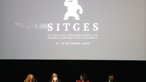 Imatge de la presentació de l'edició d'enguany del festival de cinema fantàstic de Sitges. ACN