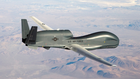 Un RQ-4 Global Hawk, en una imagen de archivo. / REUTERS