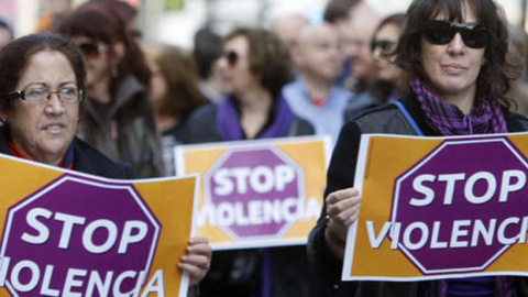 Manifestación contra la violencia machista / EFE