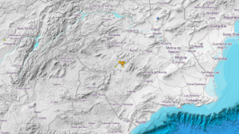 Registran seis seísmos en ocho horas en Murcia