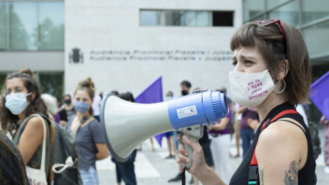 Concentración feminista contra la Ley Mordaza en València. / ASSAMBLEA FEMINISTA DE VALÈNCIA