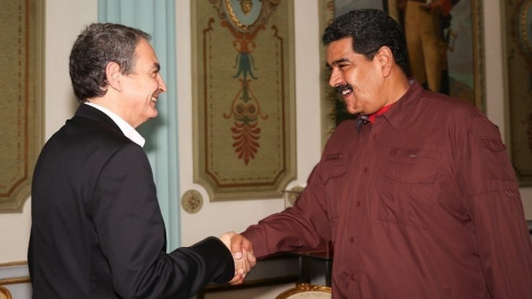 José Luis Rodríguez Zapatero y Nicolás Maduro /EUROPA PRESS