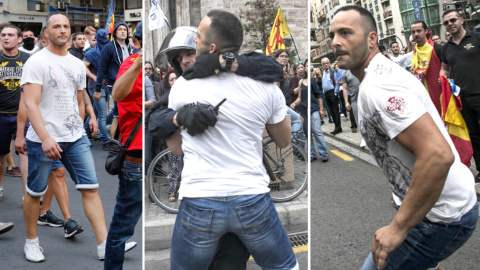 Un Juzgado de Instrucción de Valencia pidió en 2018 a la Policía Nacional la búsqueda y presentación del sospechoso de provocar los incidentes en el 9-O. UPV