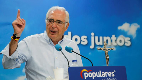 El expresidente de la Ciudad Autónoma de Melilla, Juan José Imbroda (PP).- EFE