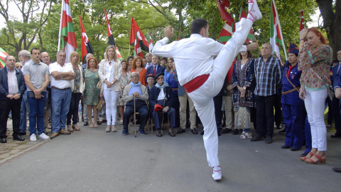 Imagen del acto celebrado en 2018 en Artxanda. FUNDACIÓN SABINO ARANA