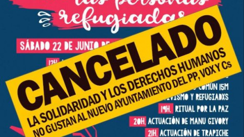 El PP ha suspendido la celebración de un concierto solidario con los refugiados en Madrid. / LA GASOLINERA