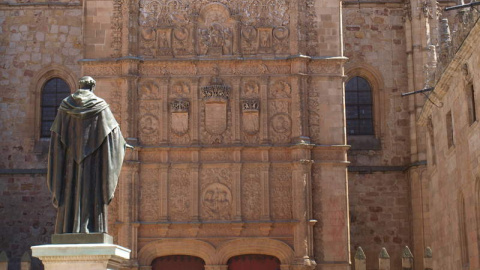 Fachada de la Universidad de Salamanca. EFE