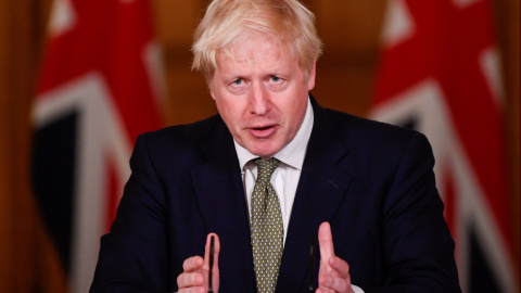 El primer ministro británico, Boris Johnson, en Londres. REUTERS / Toby Melville / Pool