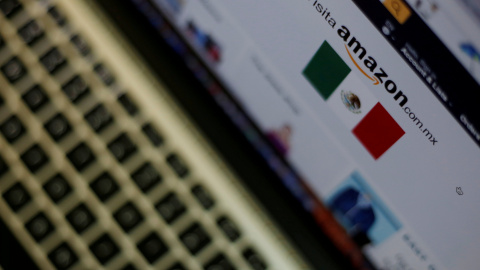 Amazon en un ordenador. REUTERS/Carlos Jasso/Illustration