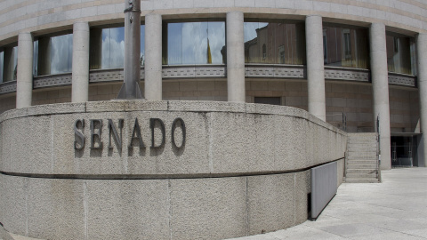 Entrada del edificio del Senado. E.P.