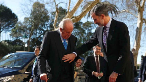 Juan Carlos I y Felipe VI