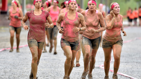 Una carrera de mujeres en Bruselas. /REUTERS