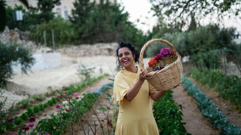 Vivien Sansour, una agricultora de Belén, firme defensora de la Agroresistencia. / SAMAR HAZBOUN