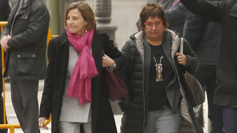 Carme Forcadell i Dolors Bassa en una imatge d'arxiu. TV3