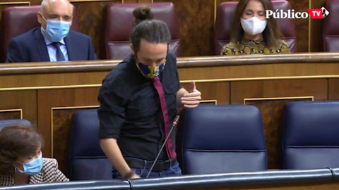 Pablo Iglesias, a Macarena Olona: "A ustedes les gustarÃ­a ser terribles fascistas pero no pasan de acomplejados reaccionarios"