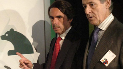 José María Aznar y Miguel Blesa, en 2006. EFE